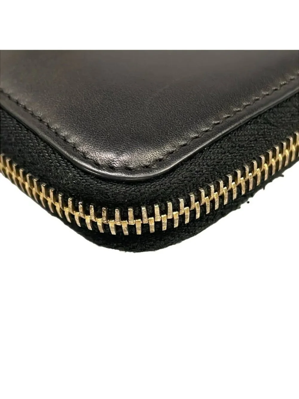 Saint Laurent Paris Wallet Black Zip Around Leather - Picture 7 of 13